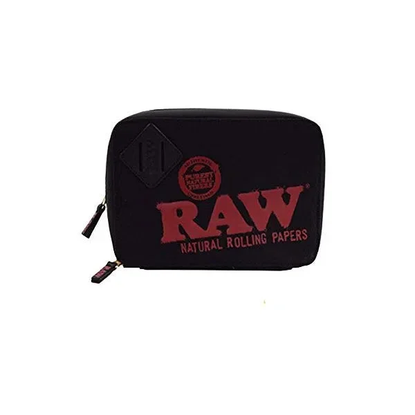Raw Rolling Papers X Raw Trapp Kit Black with Removeable Foil Pouch