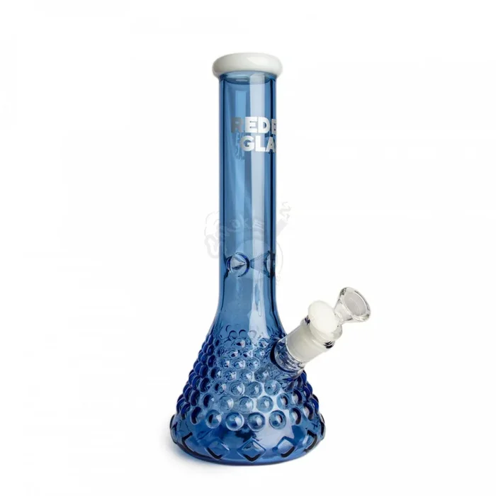 Red Eye Glass 12 ” Hermes Beaker Base Water Pipe (REG077)