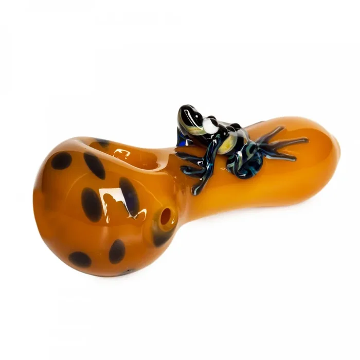 Red Eye Glass 4 ” Frogger Hand Pipe (3248)