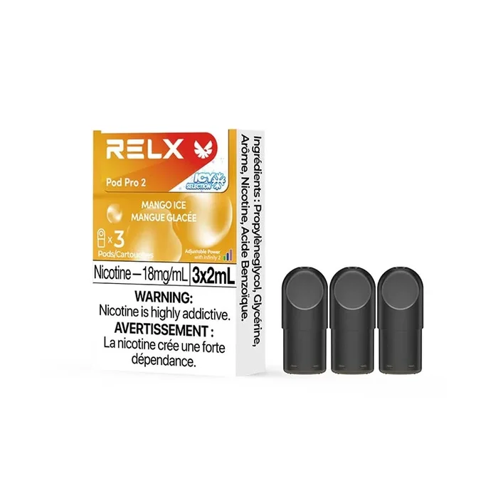 RELX Pod Pro 2 – Mango Ice (3 pack) (ON)