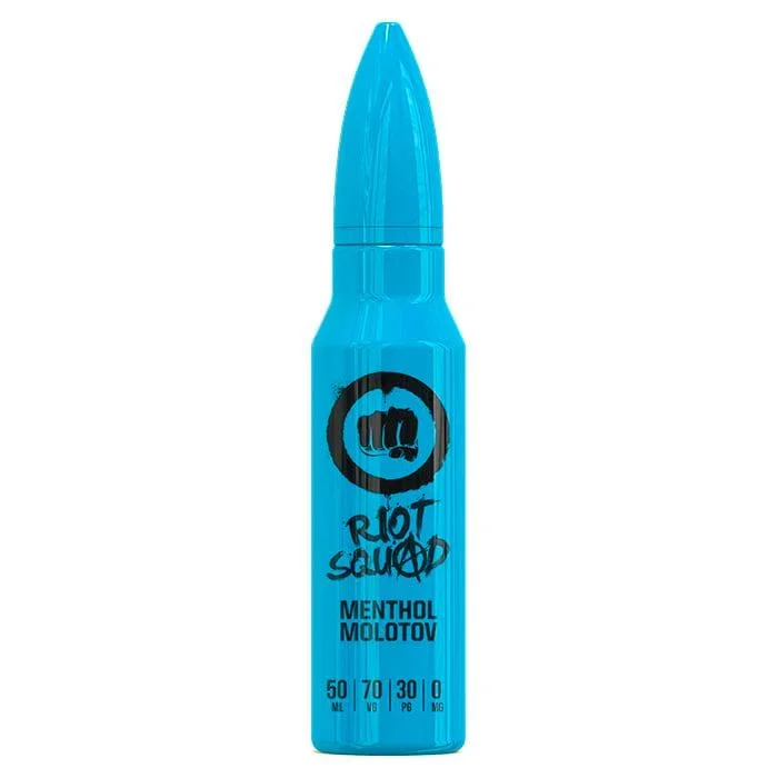Riot Squad – Menthol Molotov 50ml Short Fill E-Liquid