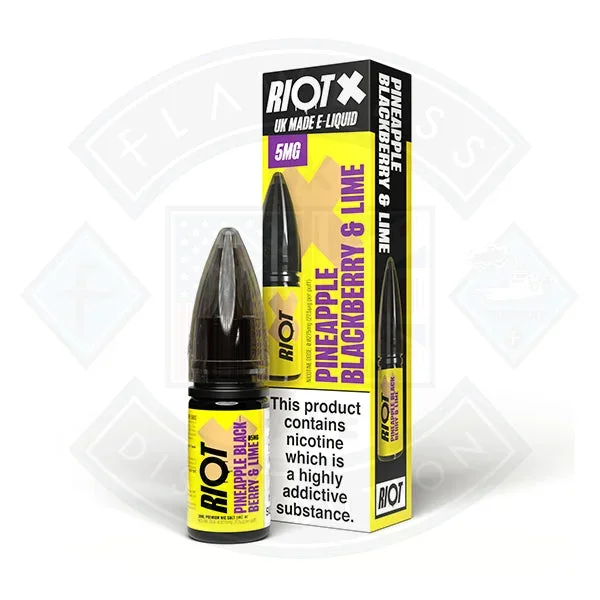Riot X Salt 10ml Pineapple Black Berry and Lime