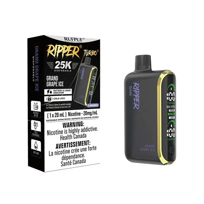 Ripper Turbo 3 25K Disposable – Grand Grape Ice