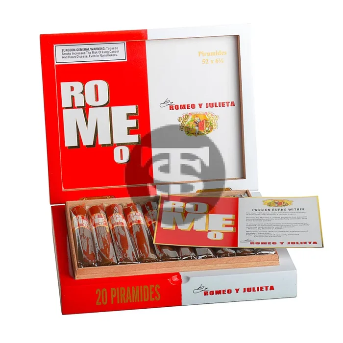 ROMEO by Romeo y Julieta Piramides Cigars Box of 20
