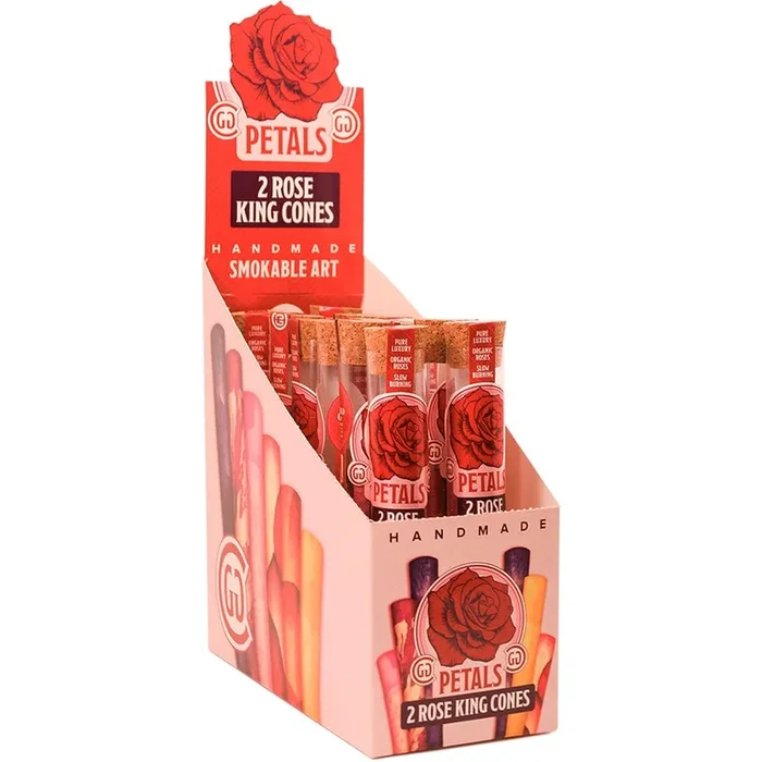 Rose Petal King Cones Carton Variety Pack – 12 Packs of 2 Cones