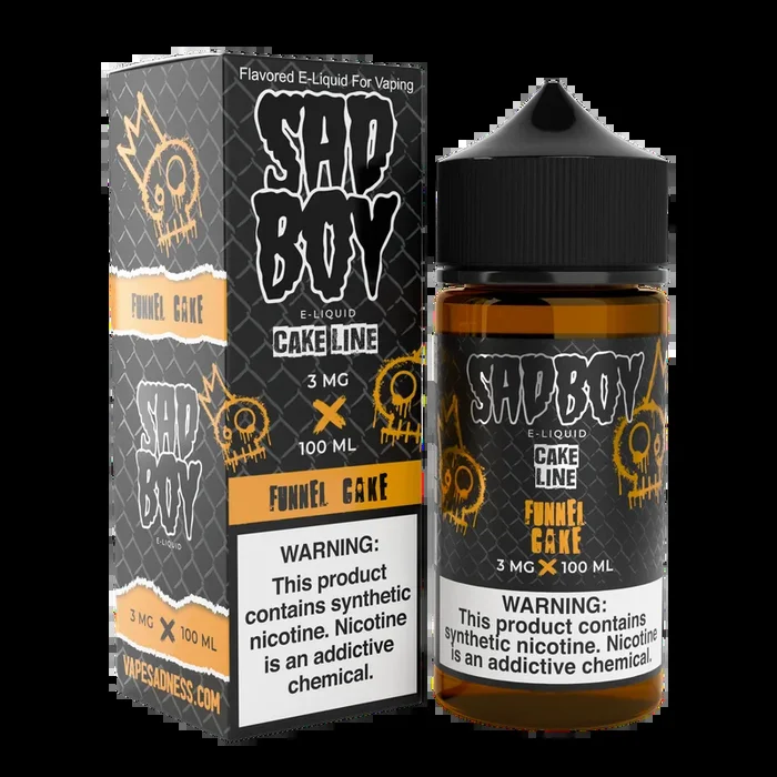 SADBOY E-Liquid – Funnel Cake 100ML – Cake Line Collection