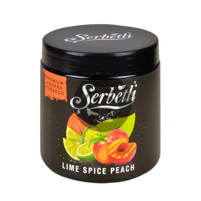 Serbetli Premium Hookah Tobacco 250g Lime Spice Peach
