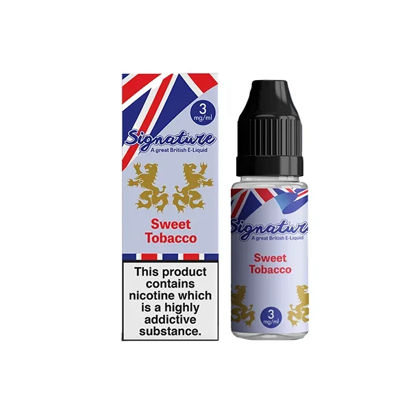 Signature Vapours Signature Sweet Tobacco E Liquid 10ml