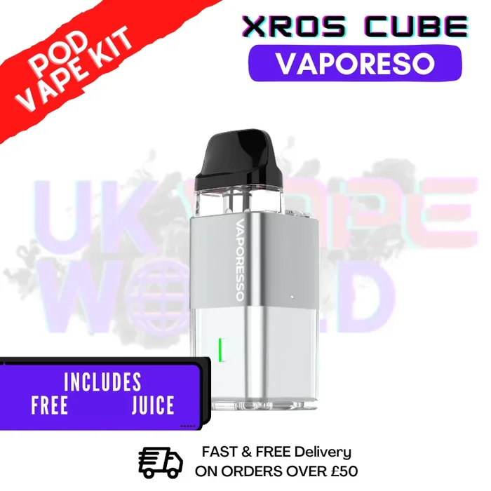 Silver Xros Cube Refillable Pod Vape Kit