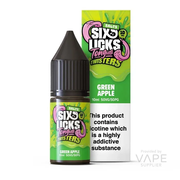 Six Licks Tongue Twisters Nic Salt 20mg