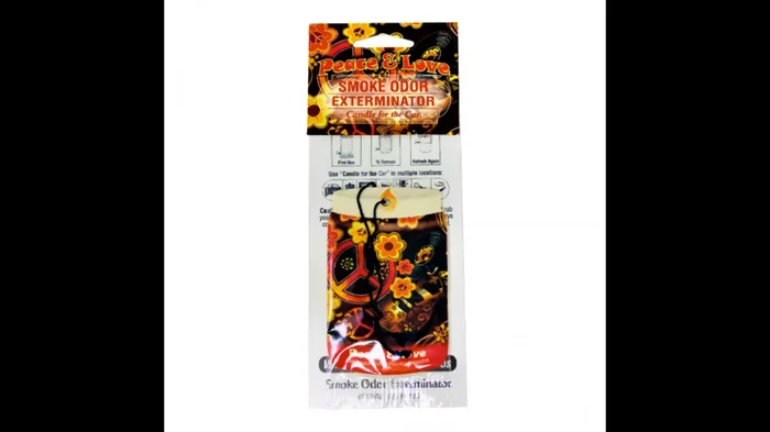 Smoke Odor Exterminator Car Air Freshener – Peace and Love