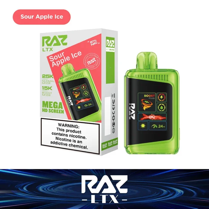Sour Apple Ice – RAZ LTX 25K