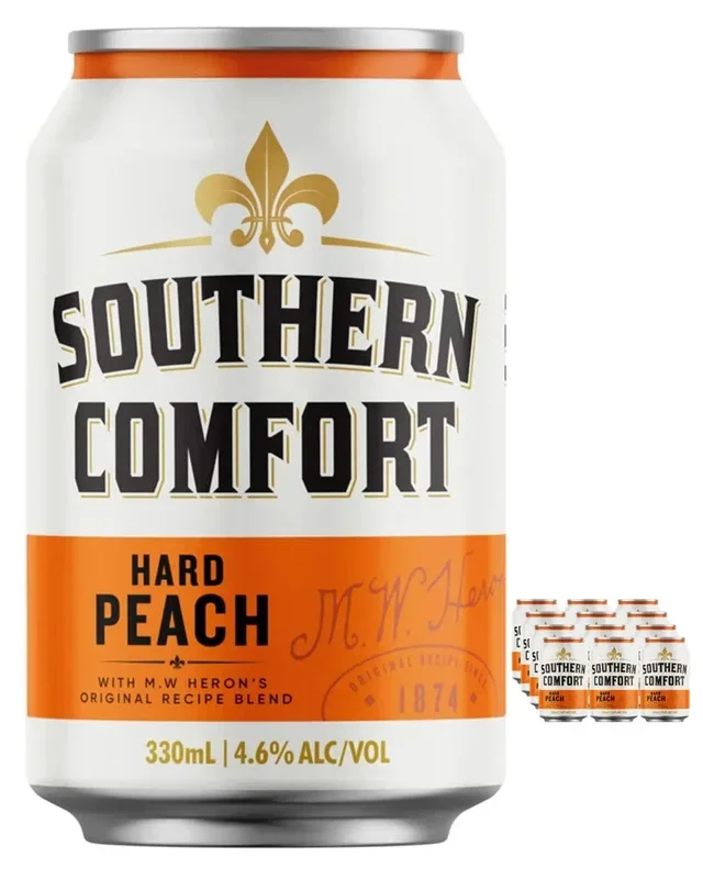 Southern Comfort Hard Peach Multipack, 12 x 330 ml