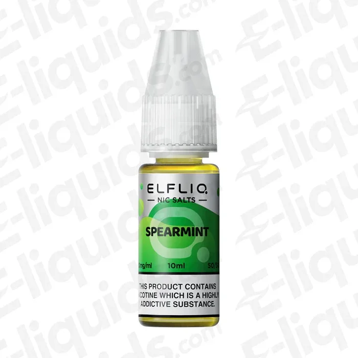 Spearmint Nic Salt Vape Juice by ELFLIQ