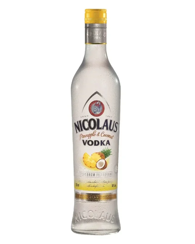 St. Nicolaus Silver Flavored Vodka with Pineapple and Coconut, 70 cl Filtered