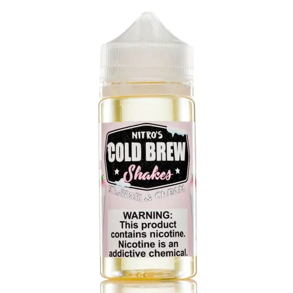 Stawberi & Cream by Nitro’s Cold Brew Shakes 100ML
