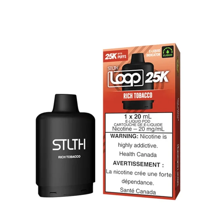 STLTH Loop 25K Pod – Rich Tobacco