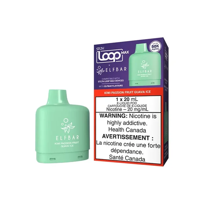 STLTH LOOP MAX x ELFBAR Pod Pack – Kiwi Passion Fruit Guava Ice