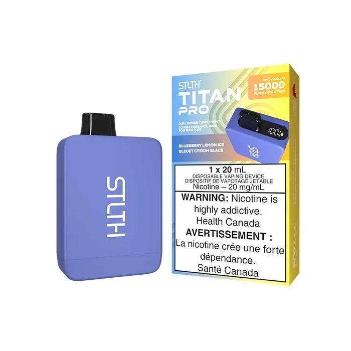 STLTH Titan PRO Disposable – Blueberry Lemon Ice (ON)