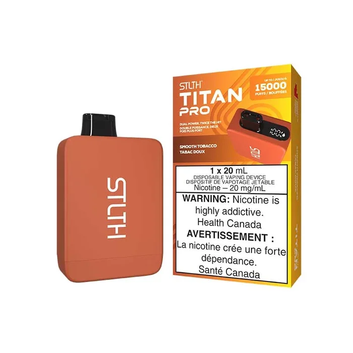 STLTH Titan PRO Disposable – Smooth Tobacco (ON)