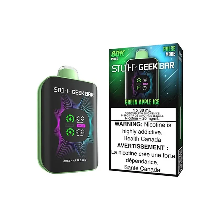 STLTH x Geek Bar 80K Disposable – Green Apple Ice