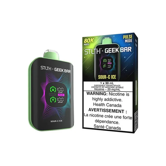 STLTH x Geek Bar 80K Disposable – Sour-C Ice (ON)