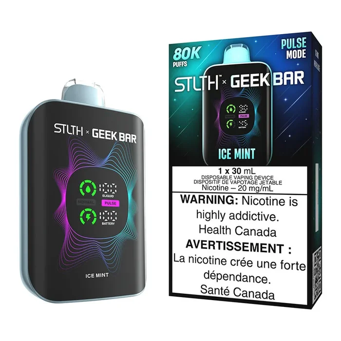 STLTH X Geek Bar Disposable Vape Device – Ice Mint