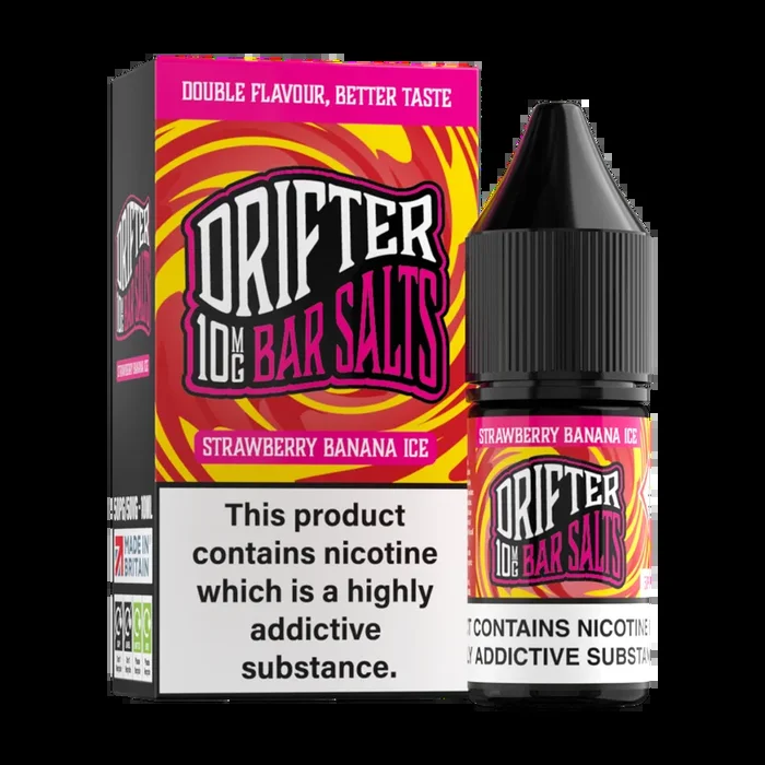 Strawberry Banana Ice Nic Salt by Drifter Bar Salts 10ml