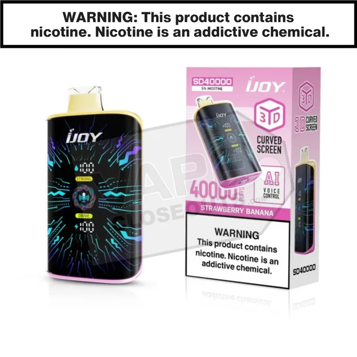Strawberry Banana iJoy Bar SD40000 Disposable Vape
