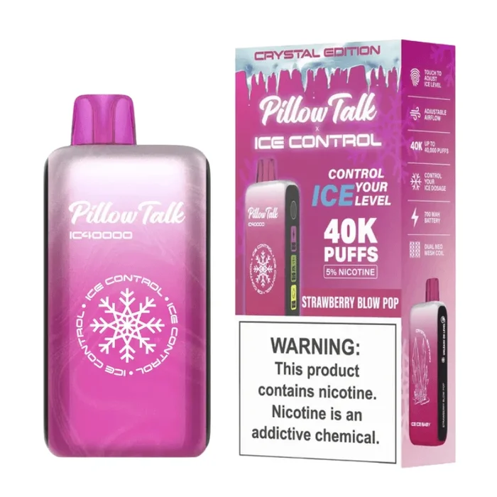 Strawberry Blow Pop – Pillow Talk Ice Control IC40000 Disposable