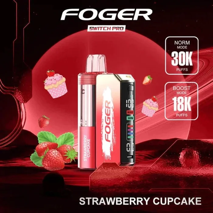 Strawberry Cupcake – Foger Switch Pro 30K Disposable Kit