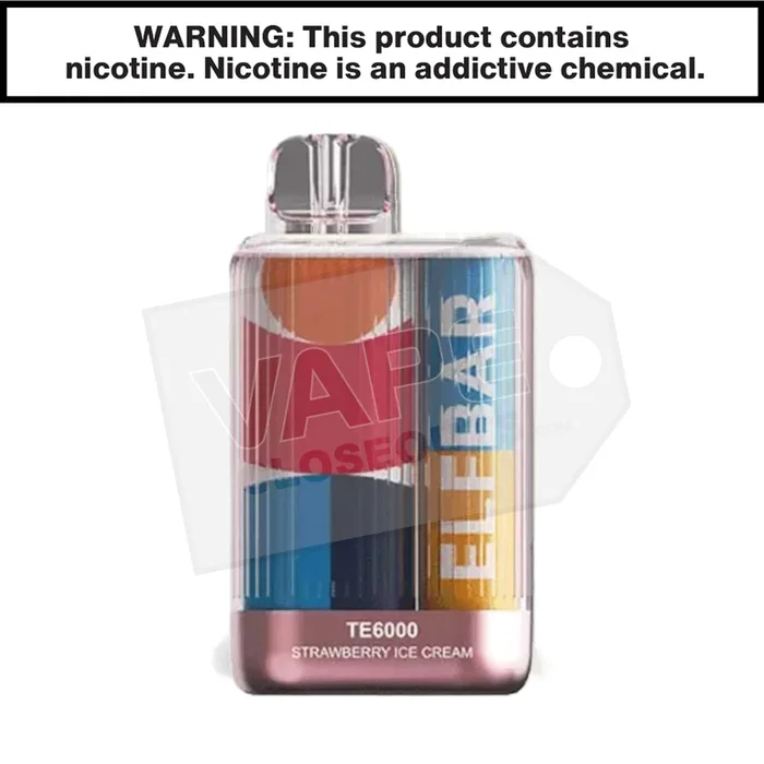 Strawberry Ice Cream Elf Bar TE6000