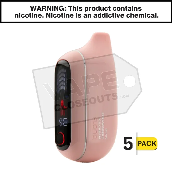 Strawberry Ice Cream FLONQ Max Pro 20K Disposable Vape