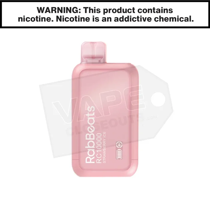 Strawberry Ice RabBeats RC10000 Vape