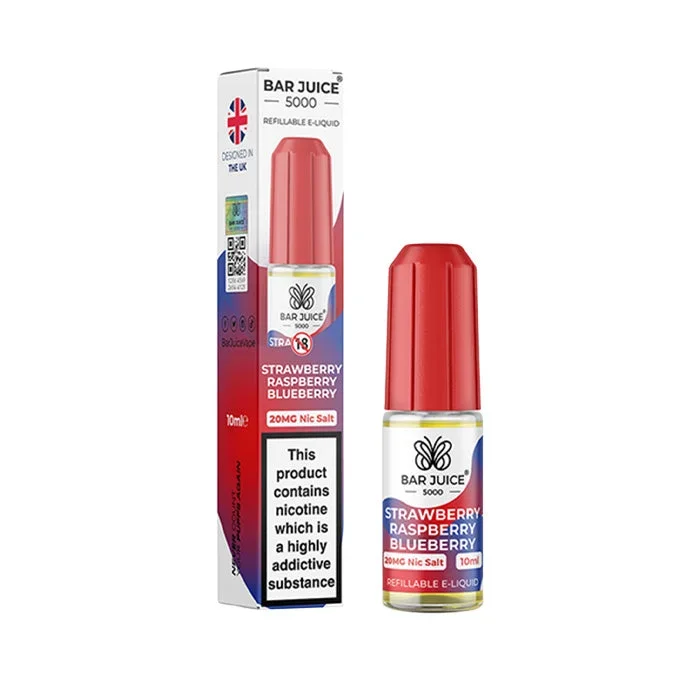 Strawberry Raspberry Blueberry Nicotine Salt by Bar Juice 5000