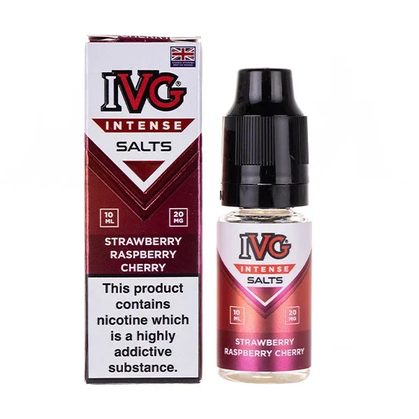 Strawberry Raspberry Cherry Nic Salt E-Liquid by IVG Intense Salts