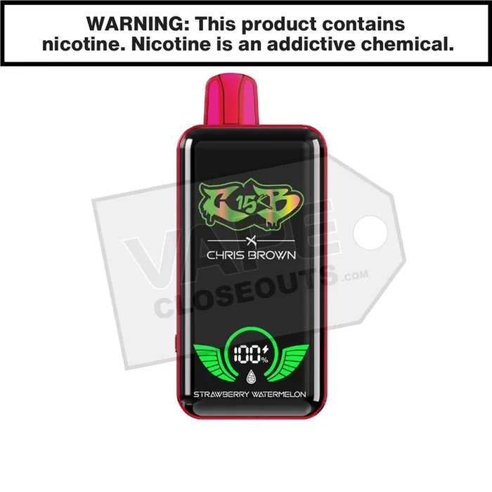 Strawberry Watermelon Chris Brown CB15K Disposable Vape
