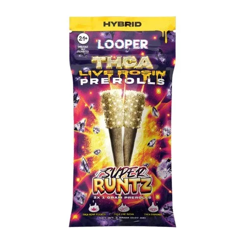 Super Runtz – Looper THC-A Live Rosin Pre-Rolls 2G