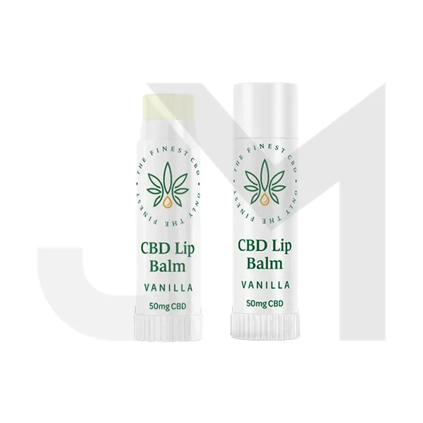 The Finest Balm 50mg CBD Vanilla Lip Balm Stick – 5ml