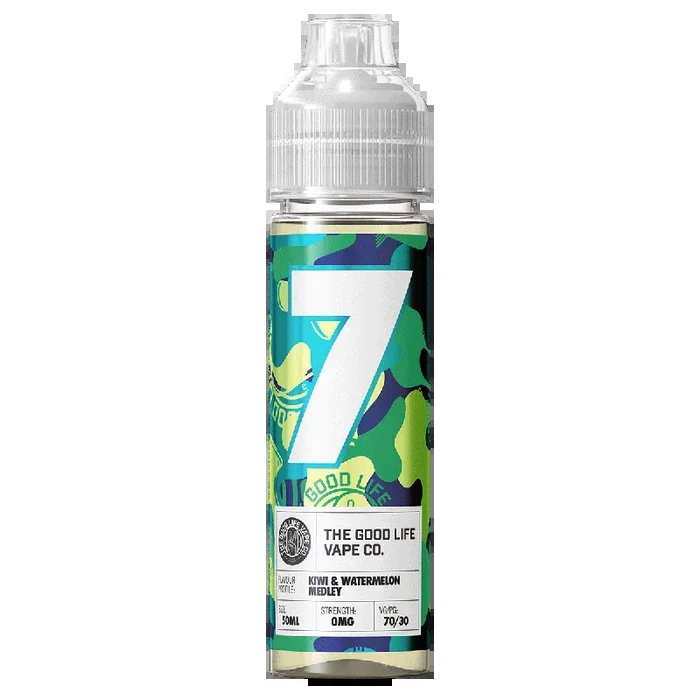 The Good Life Vape Co No. 7 – Kiwi & Watermelon Medley Shortfill 50ml