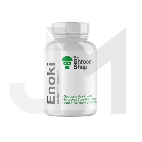 The Shroom Shop Enoki Mushroom 45000mg Capsules – 90 Caps