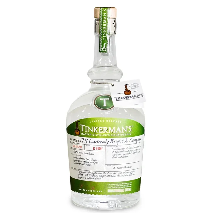 Tinkermans 7.4 Curiously Bright & Complex Gin