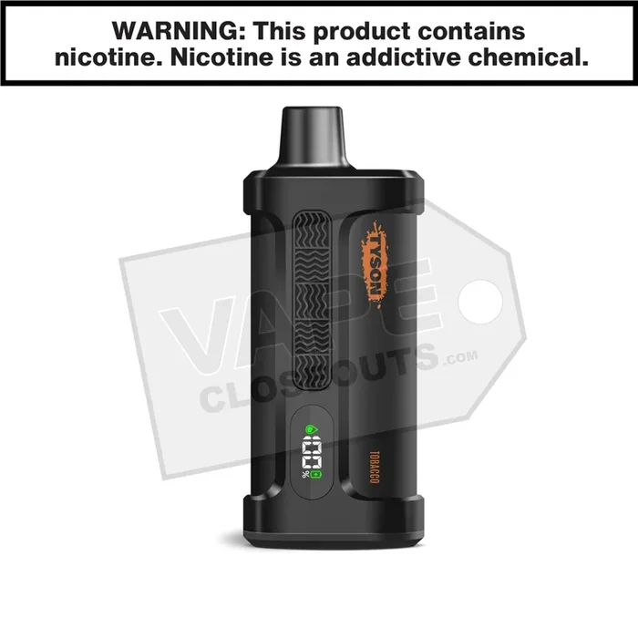 Tobacco Tyson 2.0 Iron Mike 15,000 Puff Disposable Vape