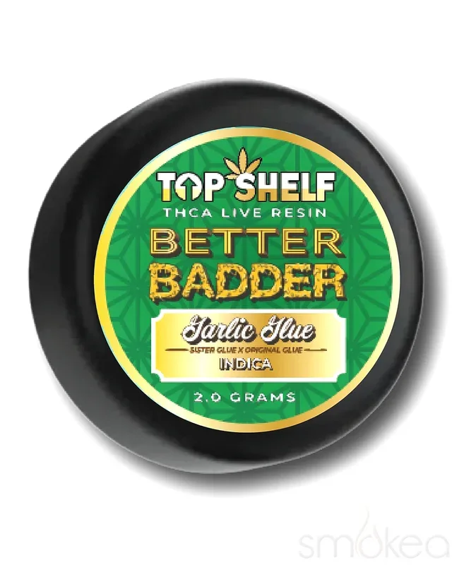 Top Shelf Hemp 2g THCA Live Resin Better Badder – Garlic Glue
