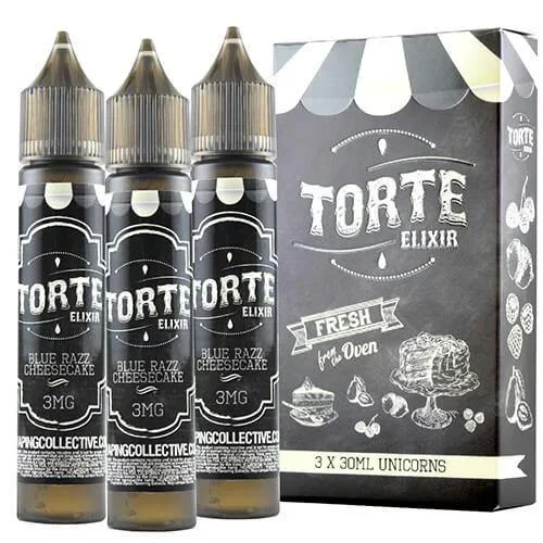 Torte Elixir – Blue Razz Cheesecake