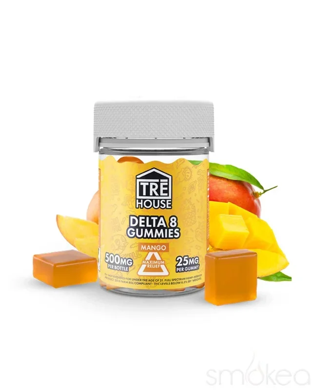 TRĒ House Delta 8 Gummies – Mango