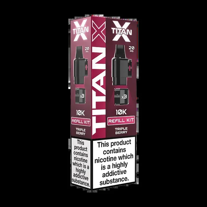Triple Berry Titan X Refill Pack