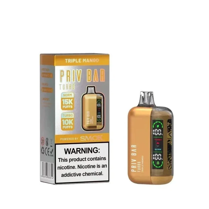Triple Mango – Priv Bar Turbo 15k Disposable