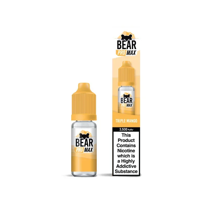 Triple Mango Nic Salt E-Liquid 10ml by Bear Pro Max 3500