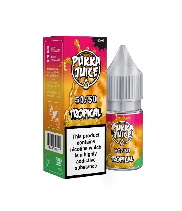 Tropical NIC Salts by Pukka Juice